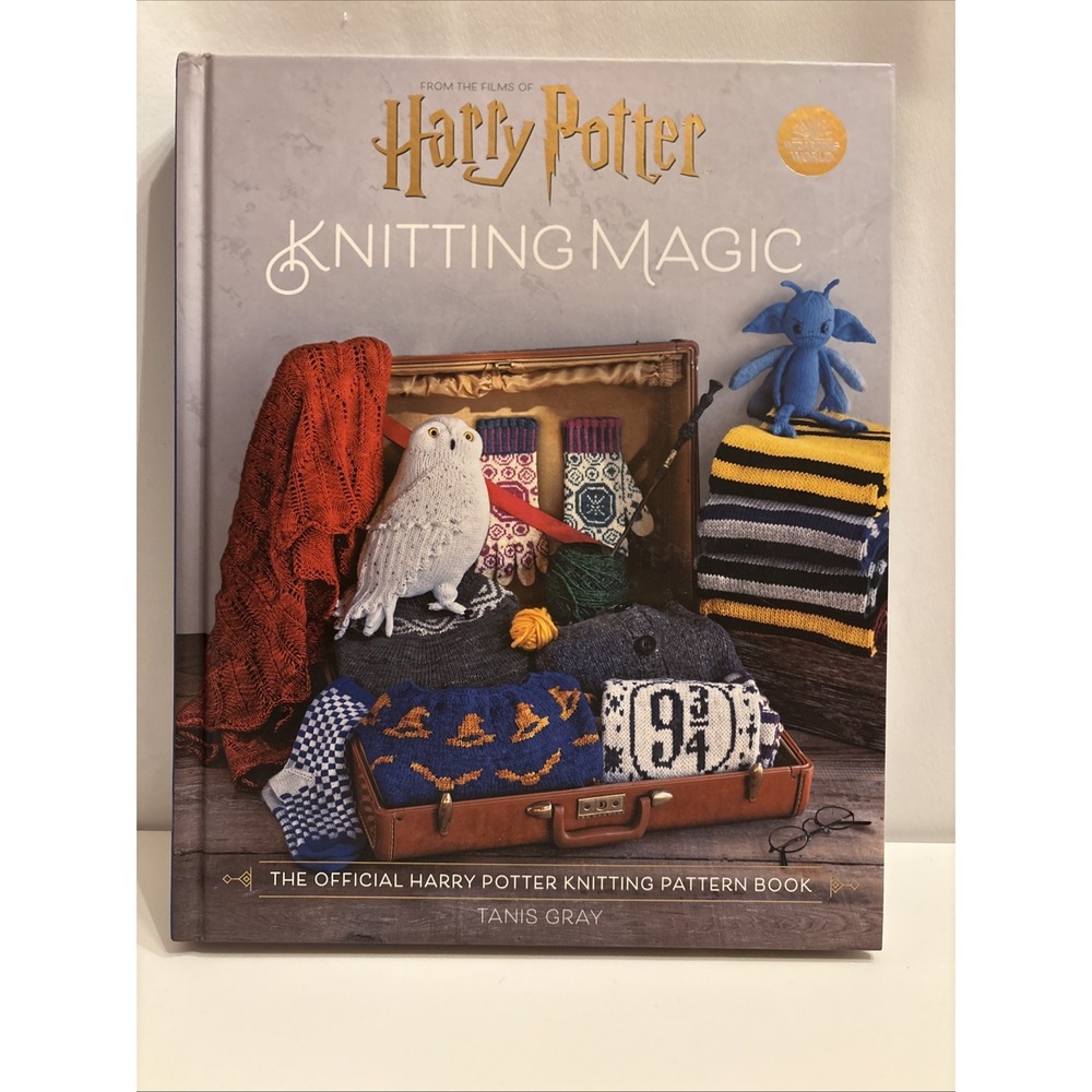 Harry Potter Knitting Magic 2020 Hardcover Tanis‎ Gray Official Pattern Knit New